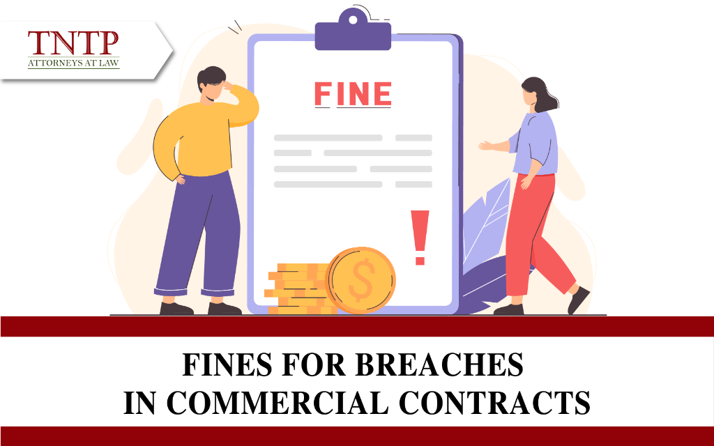 Fines for breaches in commercial contracts