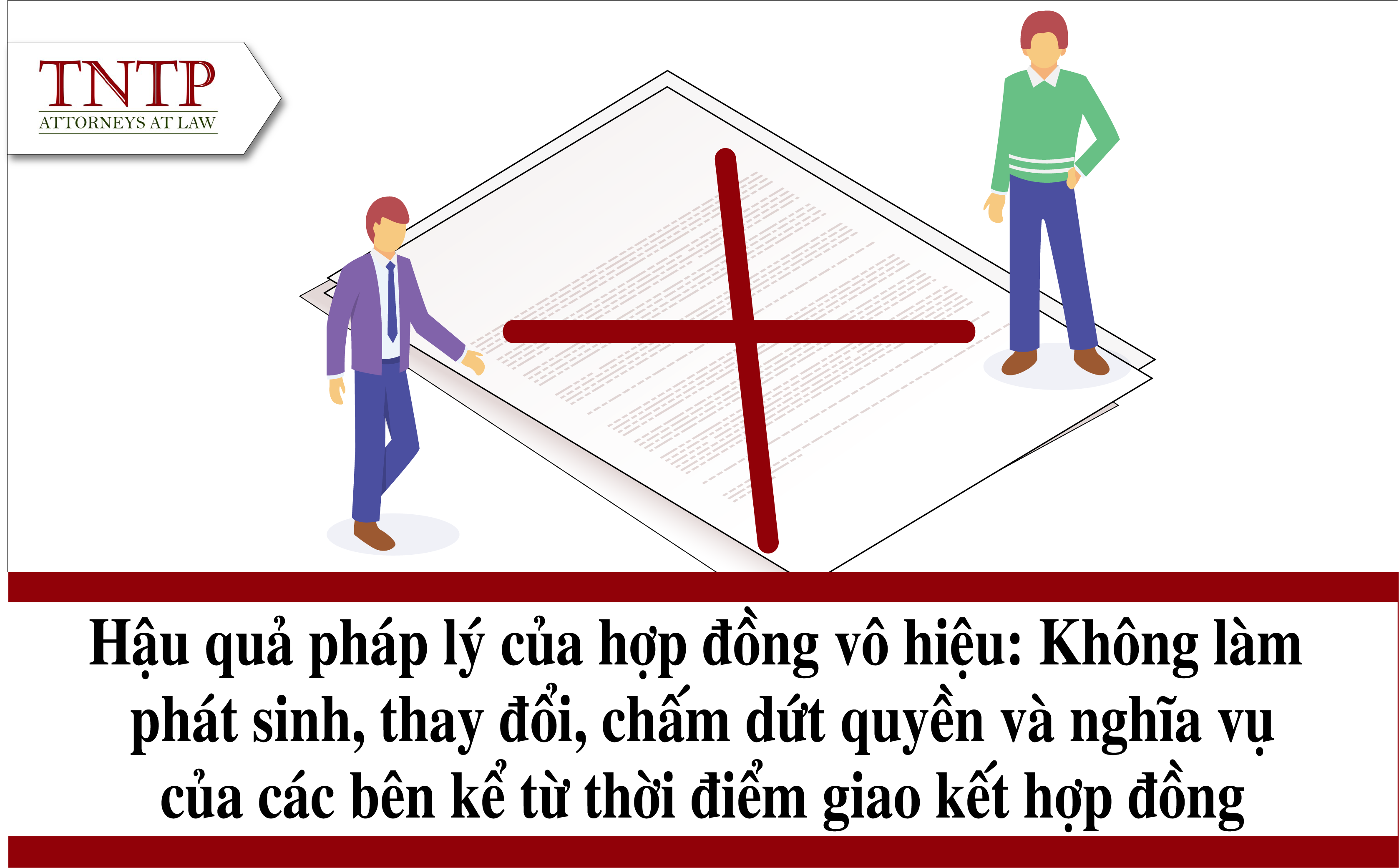 Hậu quả pháp lý của hợp đồng vô hiệu