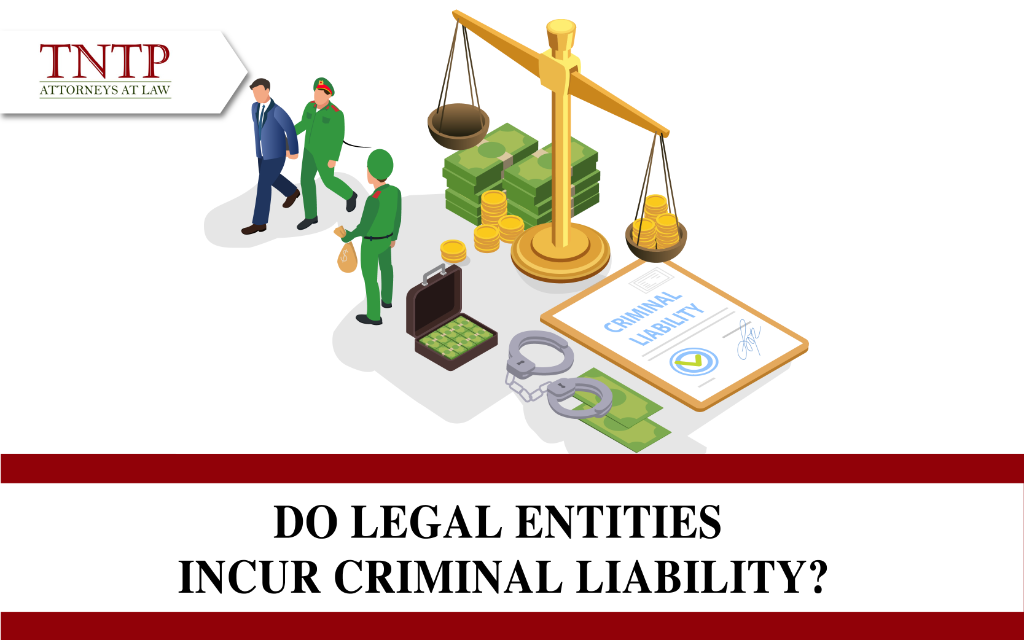 Do legal entities incur criminal liability