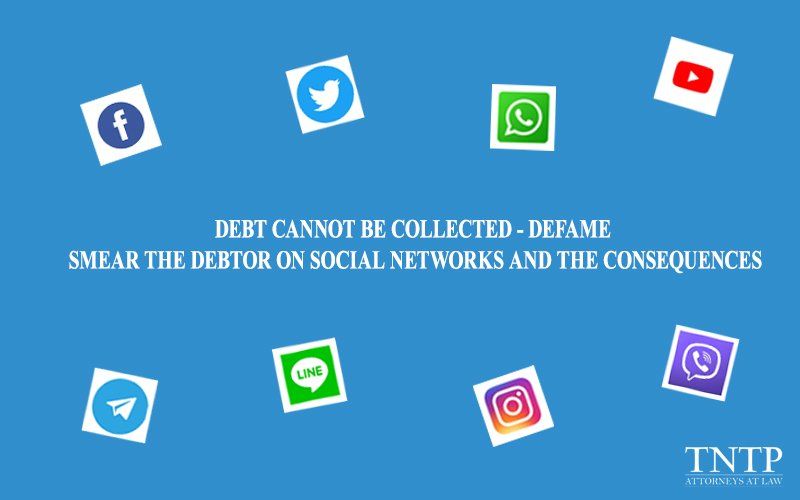 Debt cannot be collected - Defame, smear the debtor on social networks and the consequences