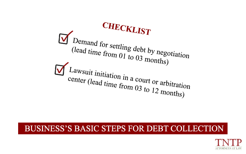 Business’s basic steps for debt collection