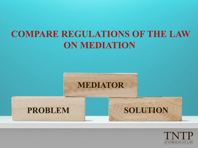 Compare regulations of the law on mediation