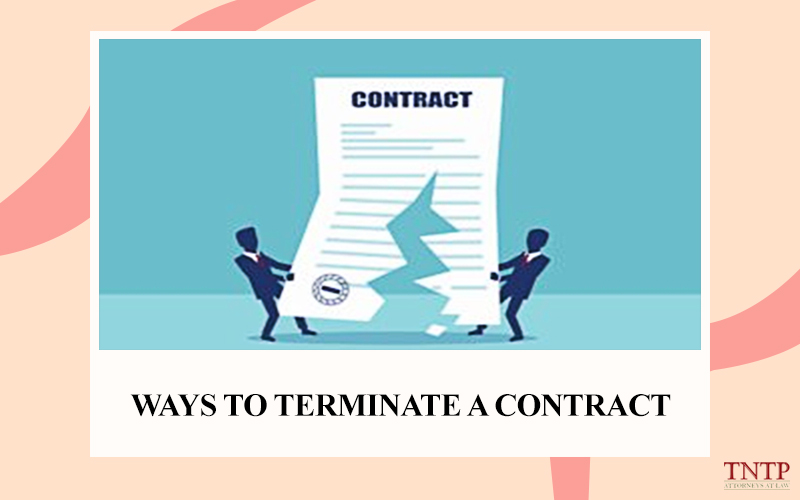 Ways to terminate a contract