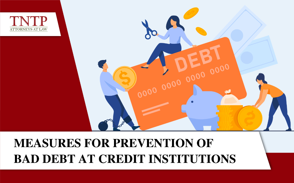 Measures for prevention of bad debt at credit institutions