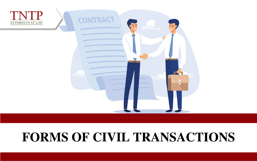 Forms of civil transactions