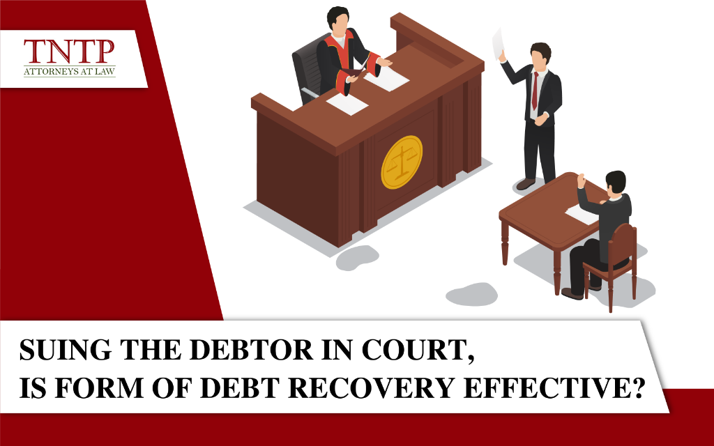 suing the debtor in court