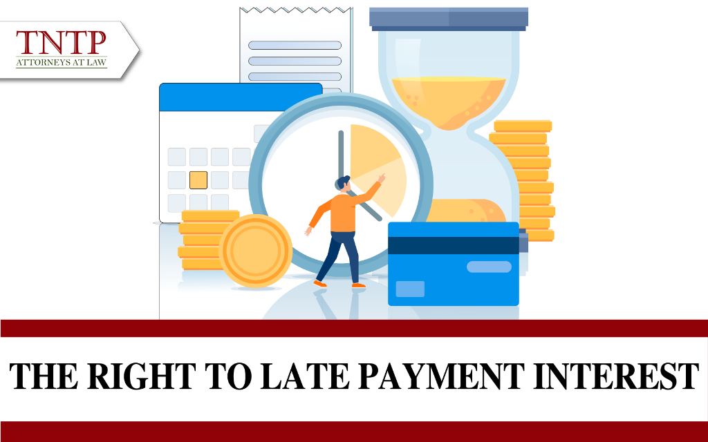 The right to request late payment interest