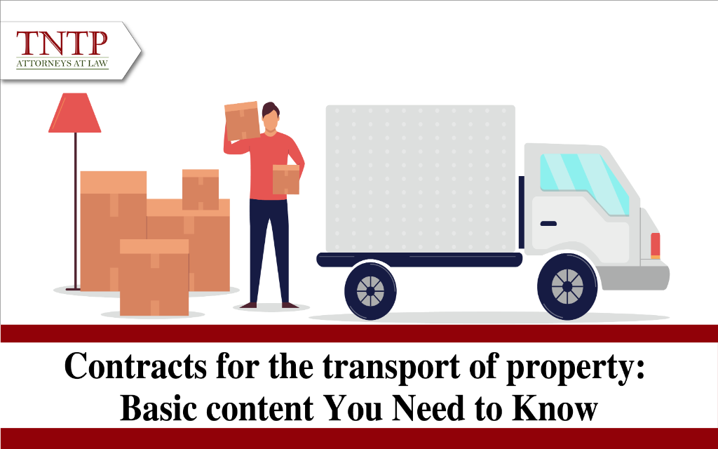 Contracts for the transport of property Basic content You Need to Know