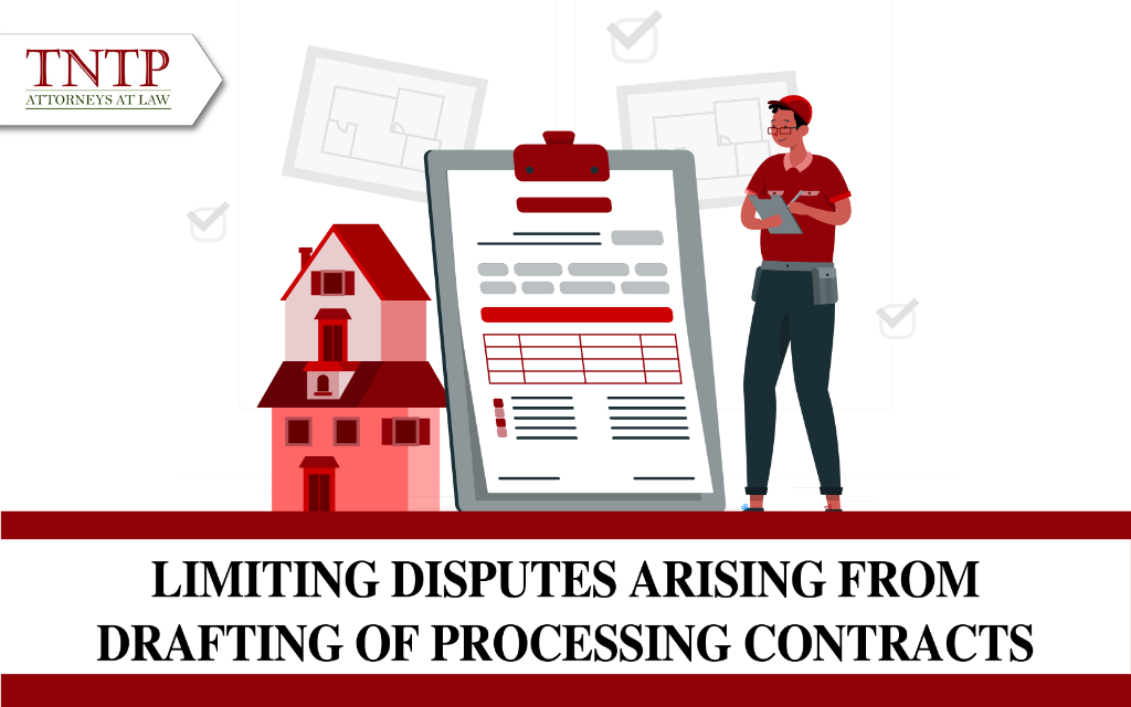 Limiting disputes arising from drafting of processing contracts