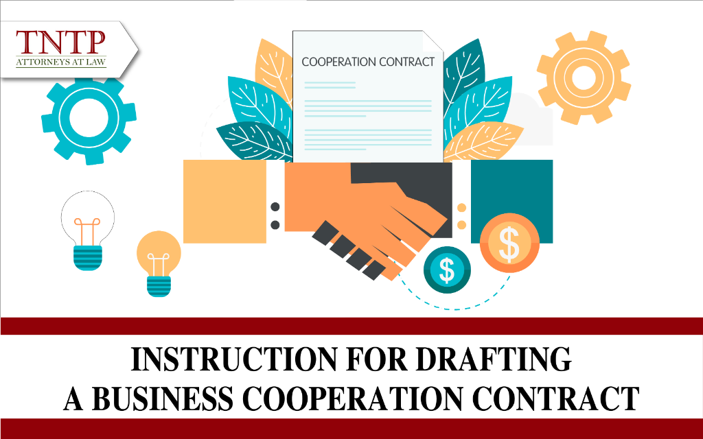 Instruction for drafting a business cooperation contract