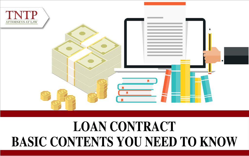 Loan contract - Basic contents you need to know