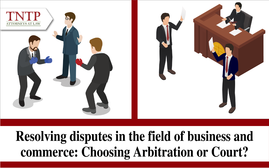 Resolving Disputes In The Field Of Business And Commerce Choosing