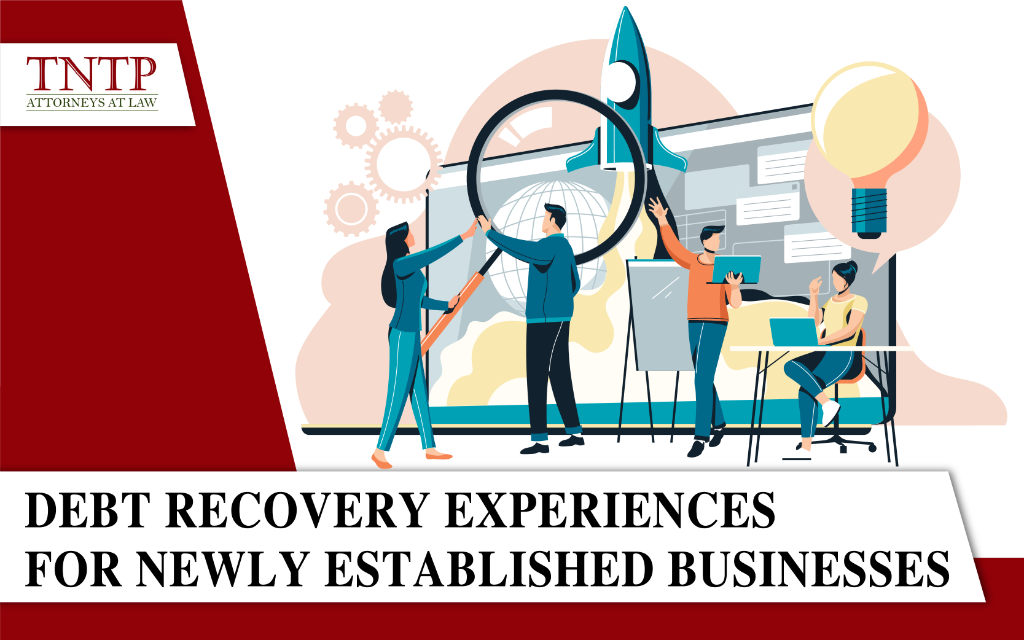 Debt recovery experiences for newly established businesses