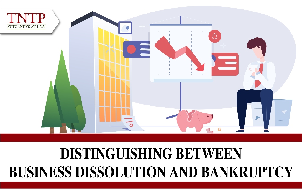 Distinguishing between business dissolution and bankruptcy