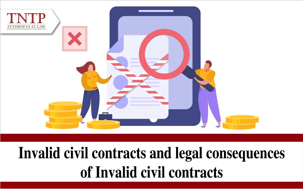 Invalid civil contracts and legal consequences of invalid civil contracts