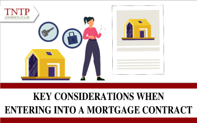 Key considerations when entering into a mortgage contract