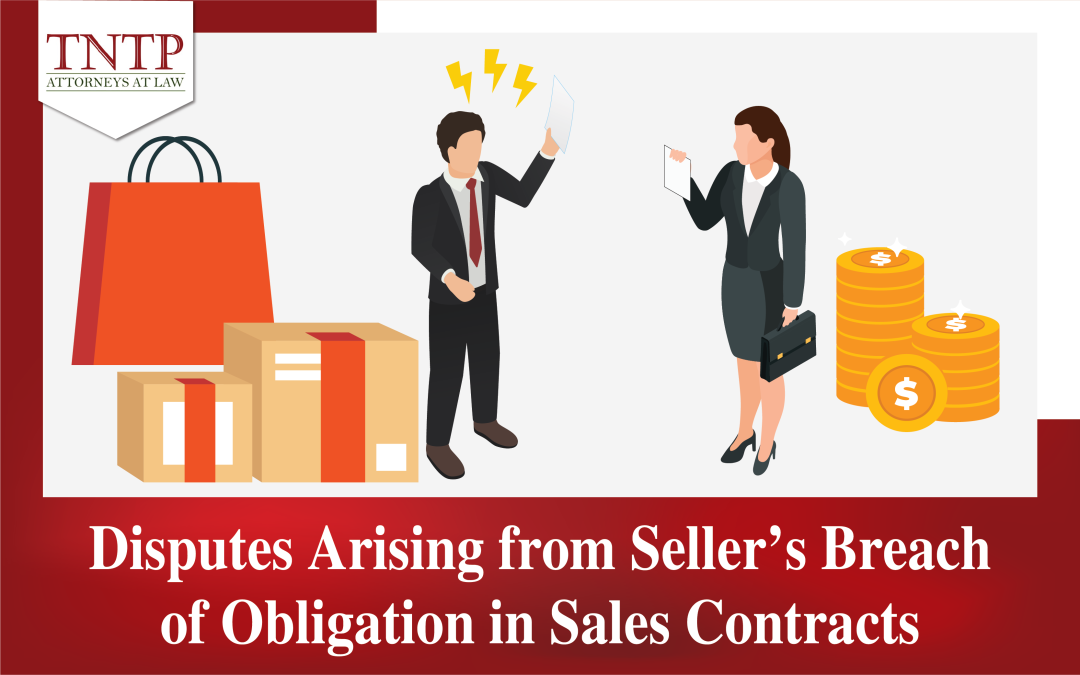 Dispute arising from Seller’s breach in sales contracts