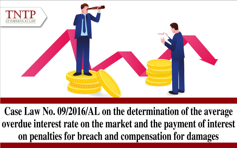 Case law No. 09/2016/AL on the determination of the average overdue ...